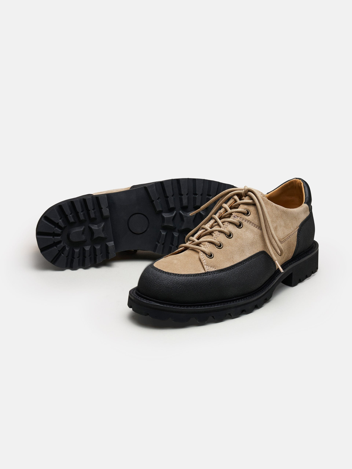 The Hybrid Hiker Sneaker - Sand Suede – Aveltero men's footwear