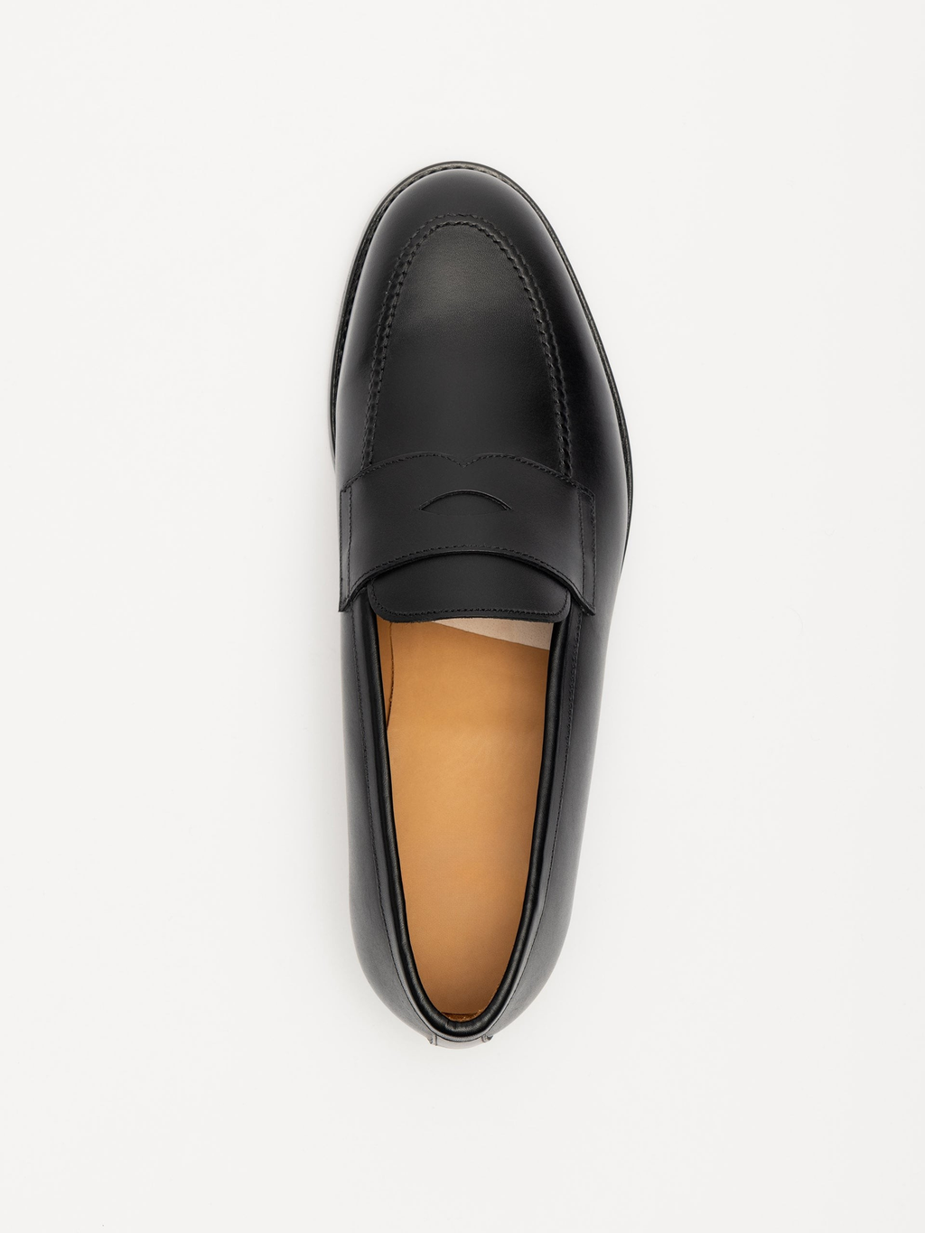 The Penny Loafer - Black Calf – Aveltero men's footwear