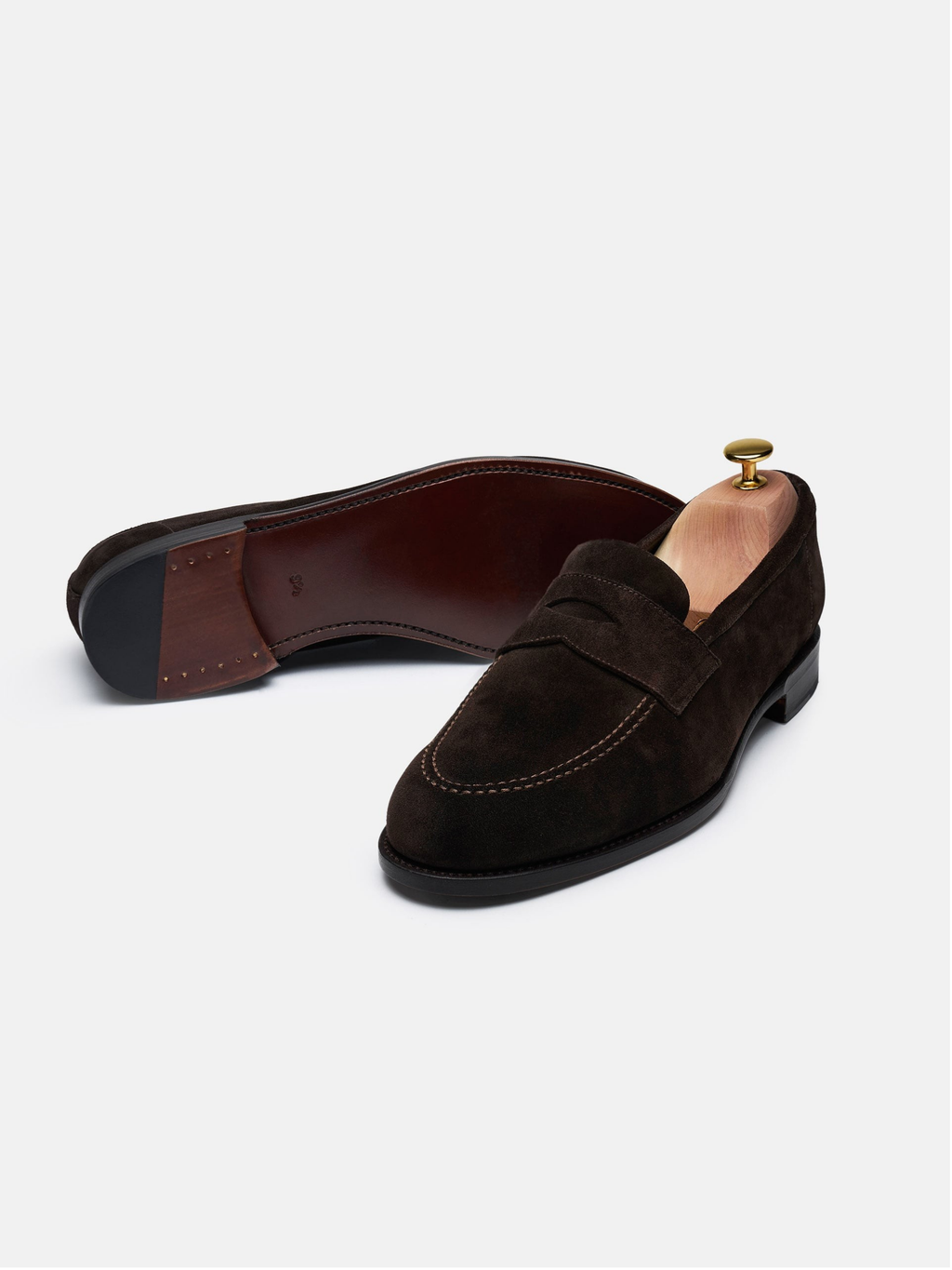 The Penny Loafer - Brown Suede - Unlined – Aveltero men's footwear
