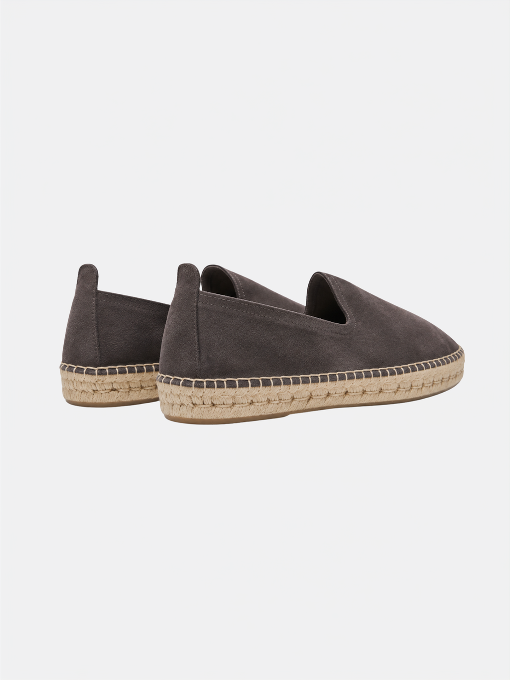 The Espadrille - Light Grey Suede – Aveltero men's footwear