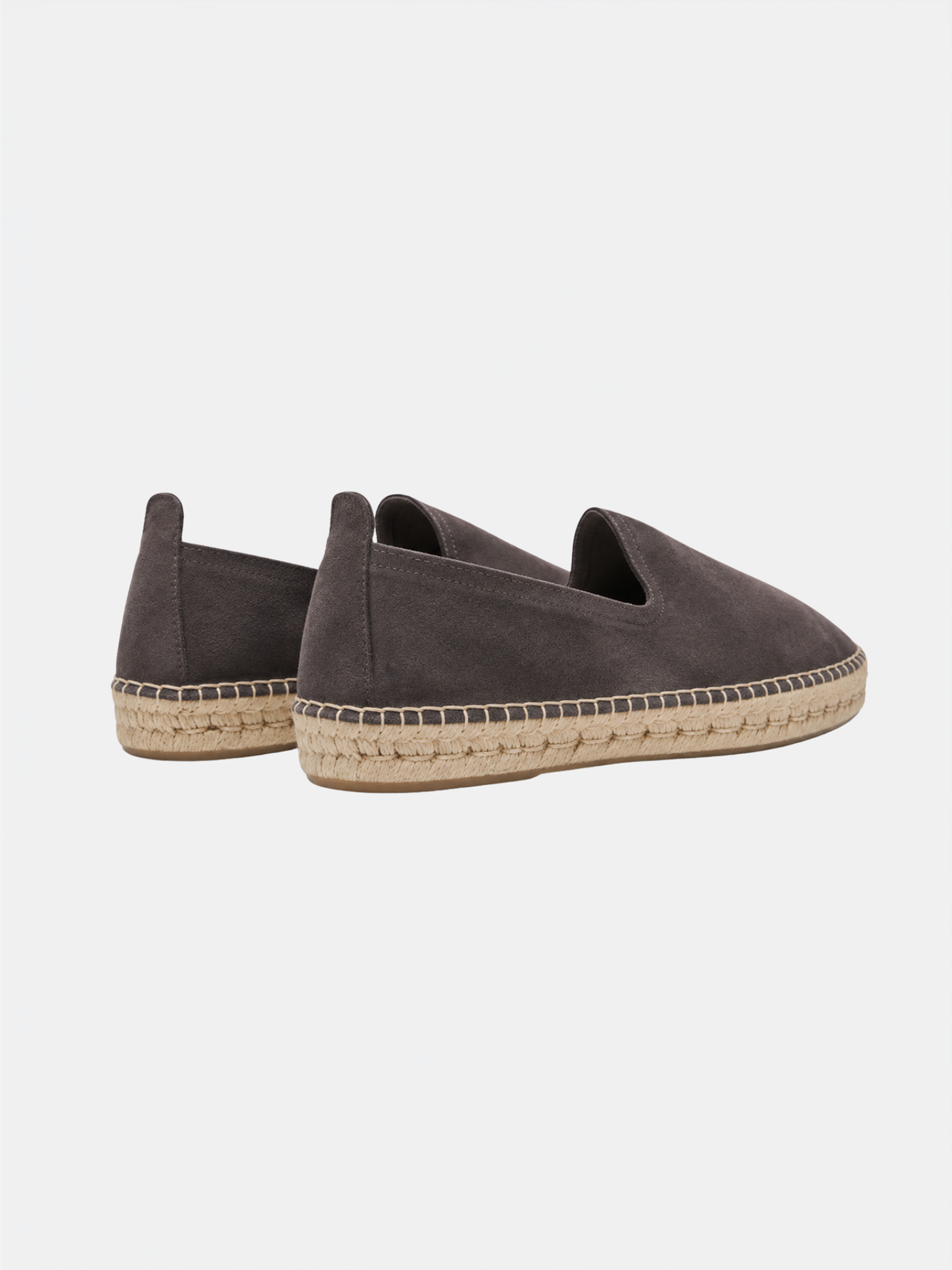 The Espadrille - Light Grey Suede – Aveltero men's footwear