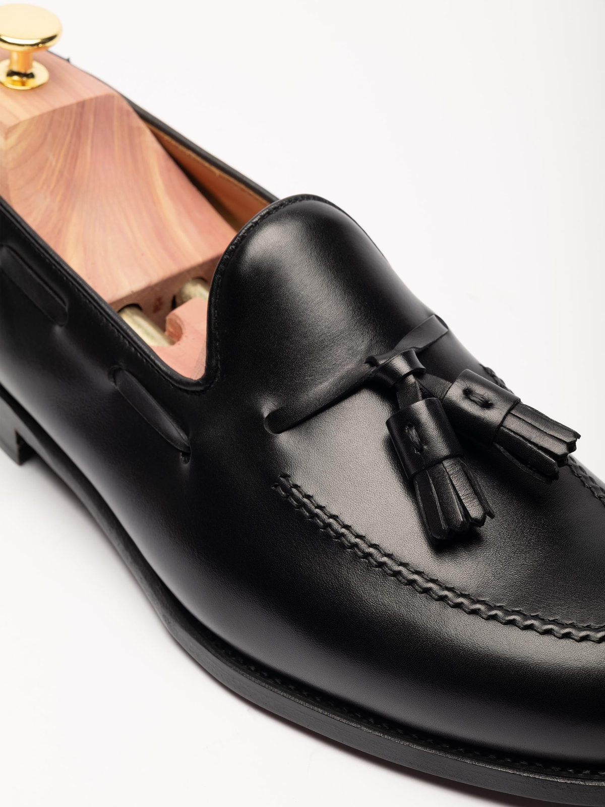 The Tassel Loafer - Black Calf – Aveltero men's footwear