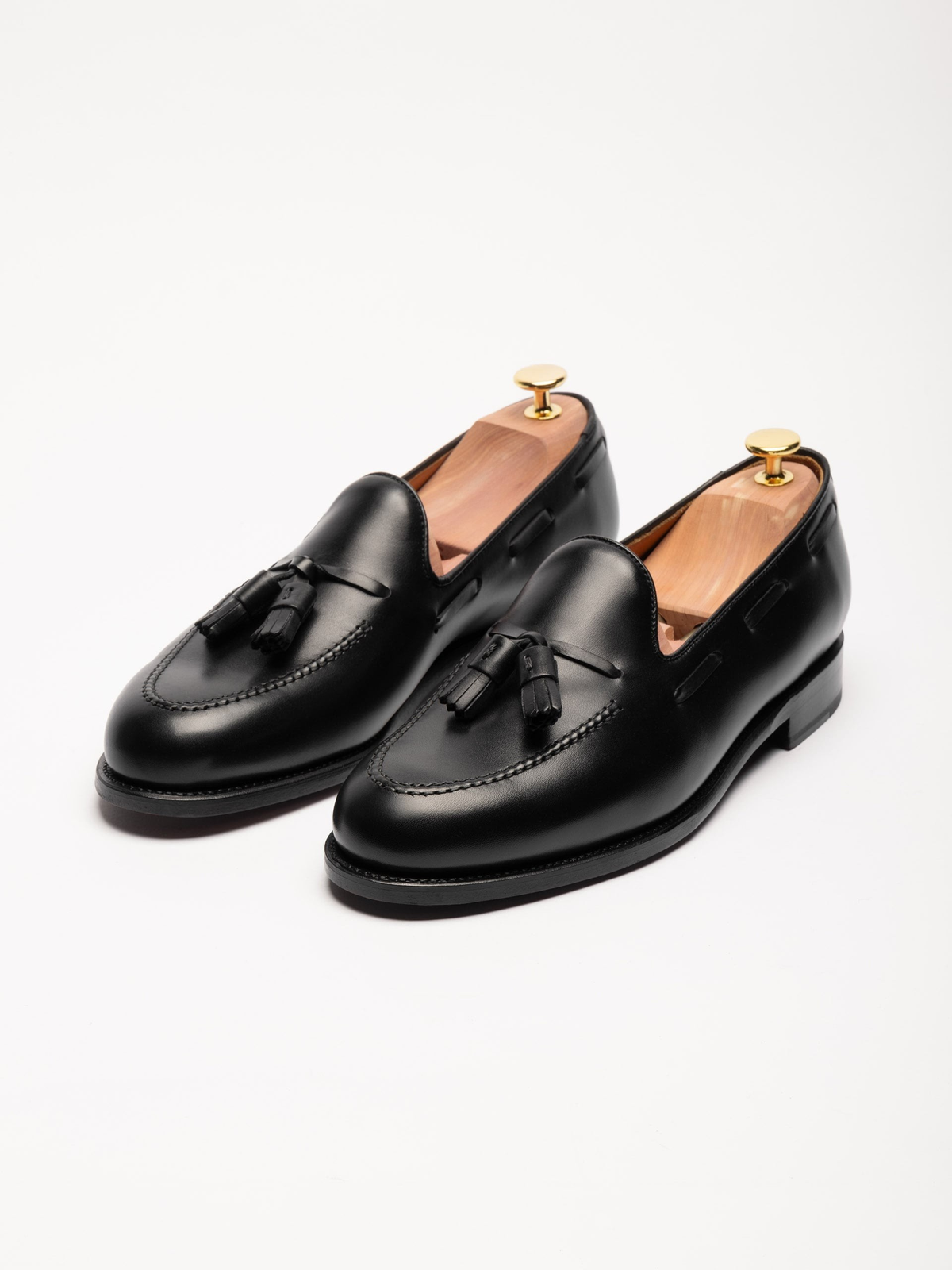 The Tassel Loafer - Black Calf – Aveltero men's footwear