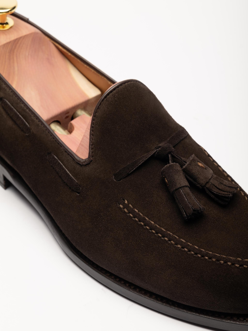 The Tassel Loafer - Brown Suede – Aveltero men's footwear