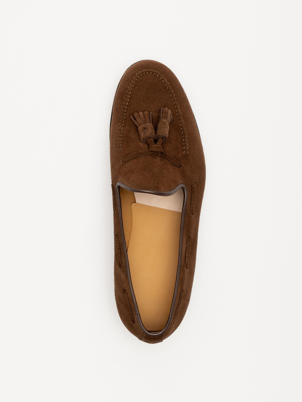 The Tassel Loafer - Medium Brown Suede – Aveltero men's footwear