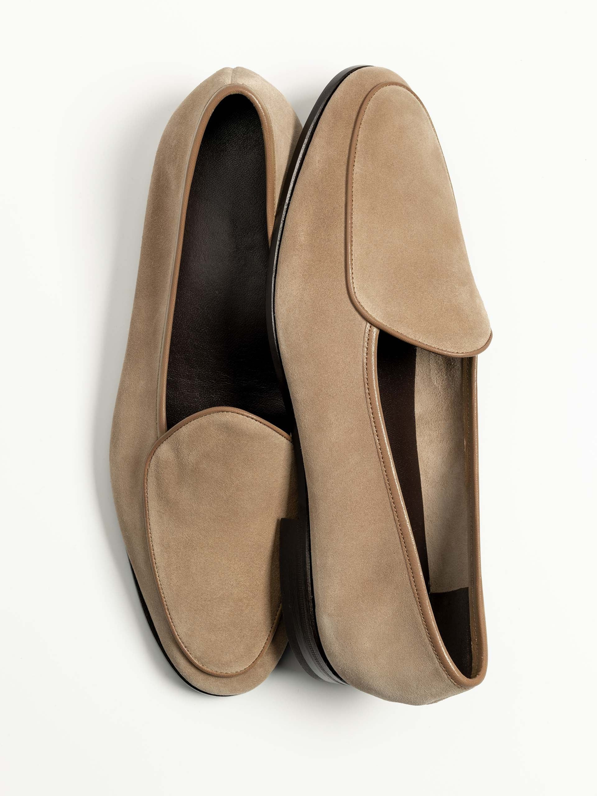 The Belgian Loafer - Beige Suede - Unlined – Aveltero men's footwear