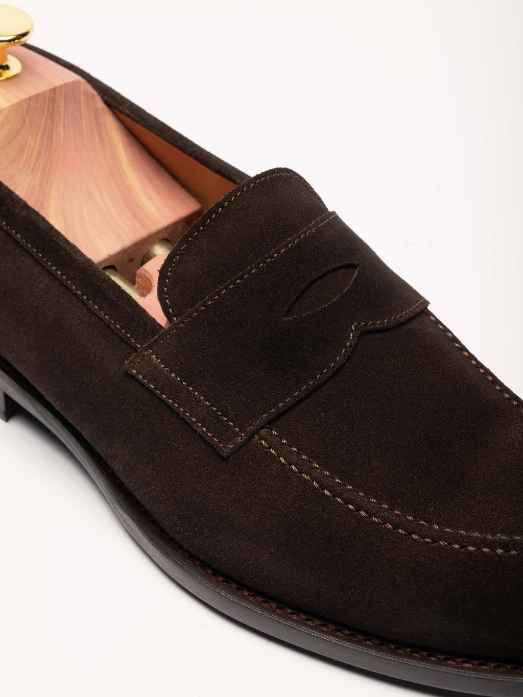The Penny Loafer - Brown Suede – Aveltero men's footwear