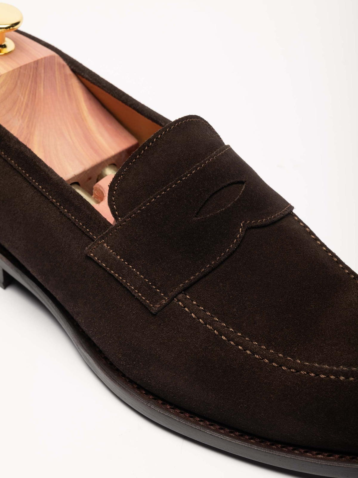 The Penny Loafer - Brown Suede – Aveltero men's footwear