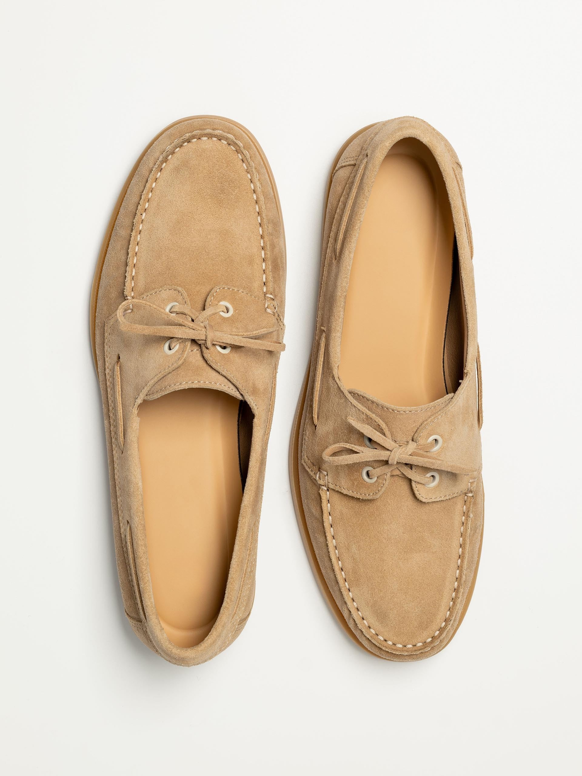 The Boat Shoe - Sand Suede – Aveltero men's footwear