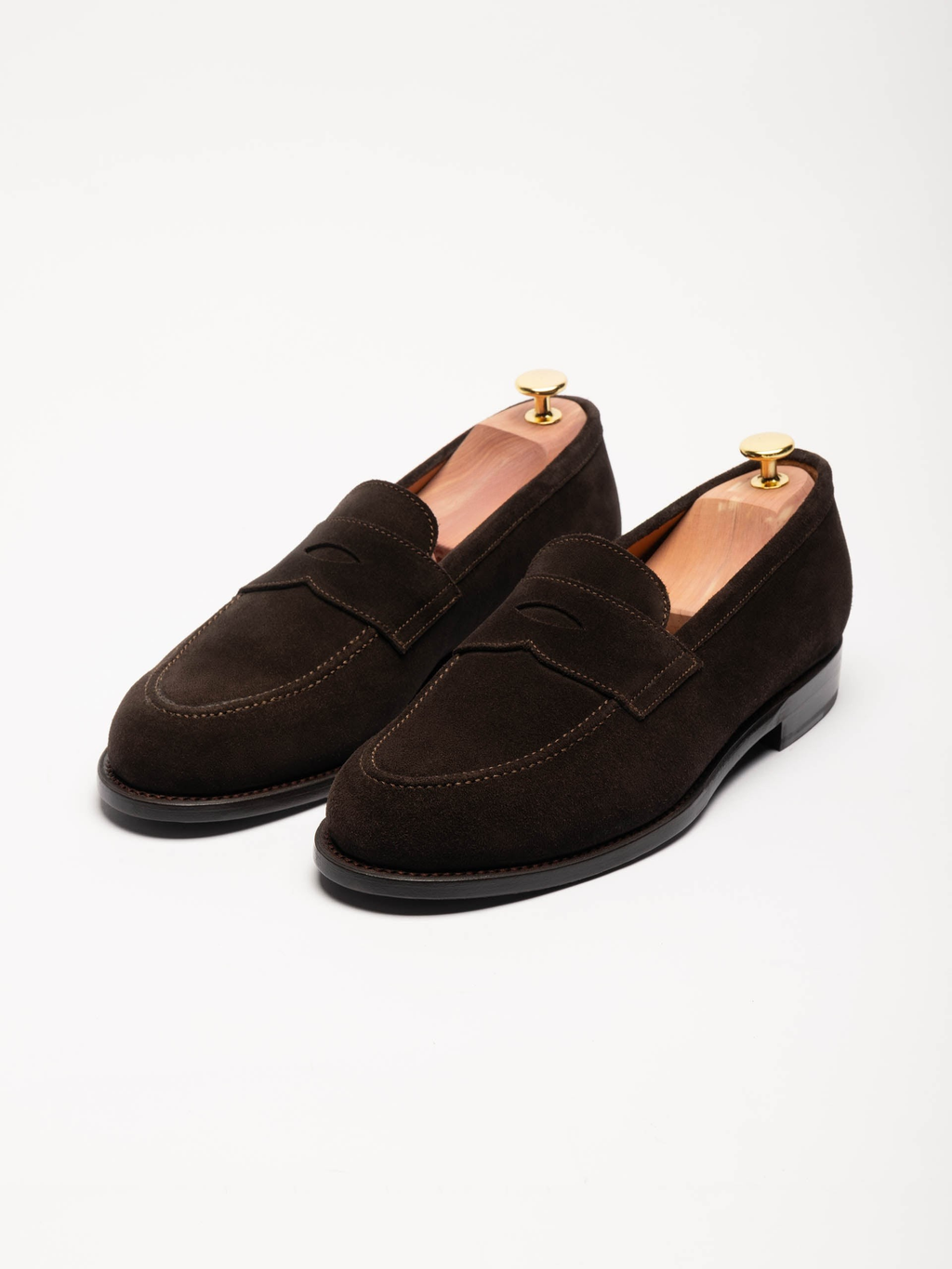 The Penny Loafer - Brown Suede – Aveltero men's footwear
