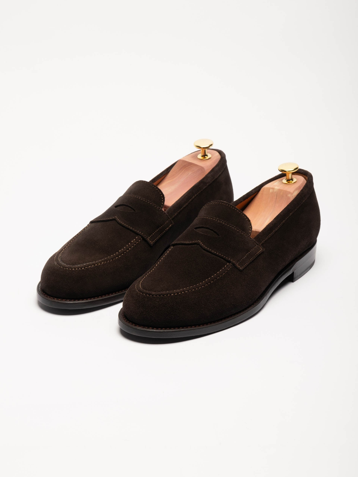 The Penny Loafer - Brown Suede – Aveltero men's footwear