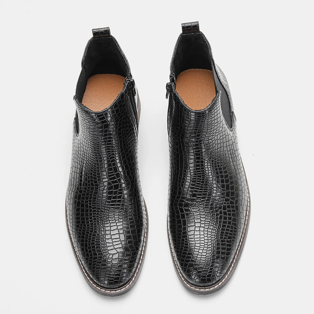 The Sterling — Croc Black