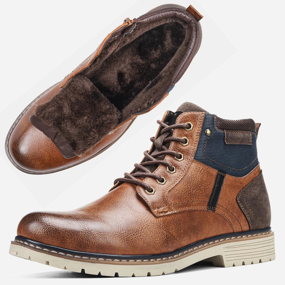 The Coleridge — Sherpa-Lined Lace-Up Boot