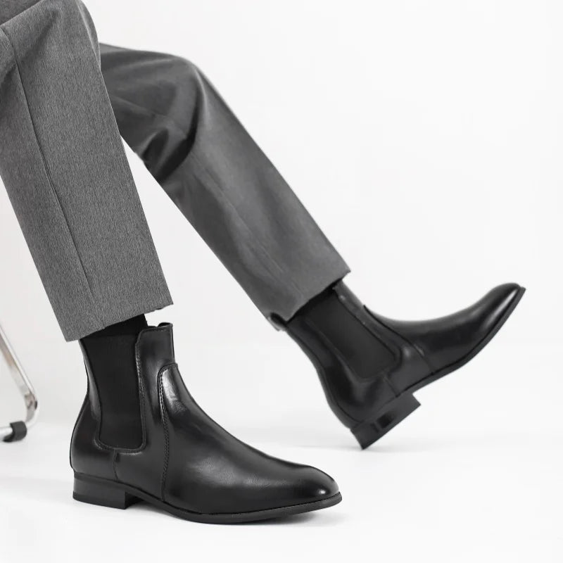The Blackstone — All-Black Chelsea Boot