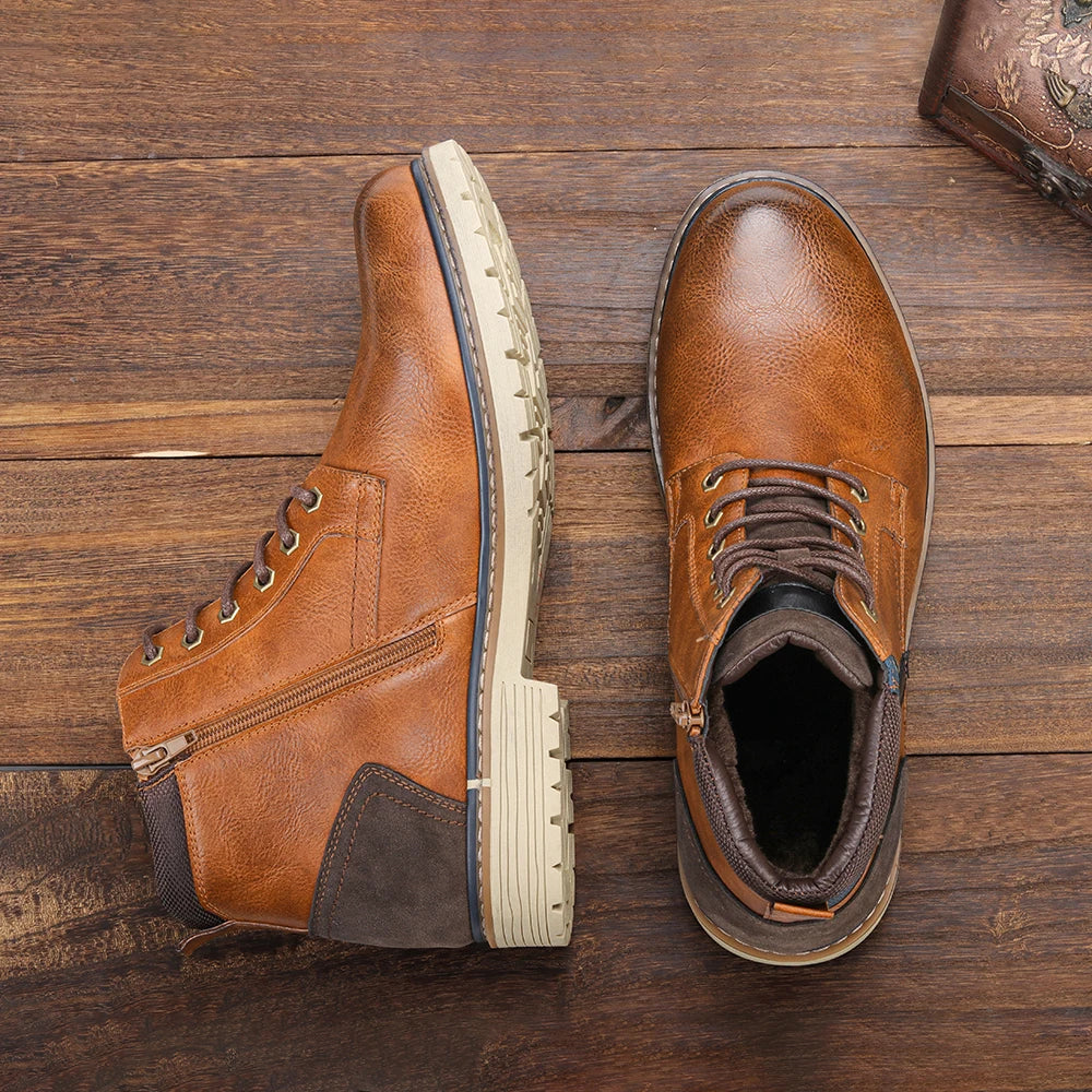 The Coleridge — Sherpa-Lined Lace-Up Boot