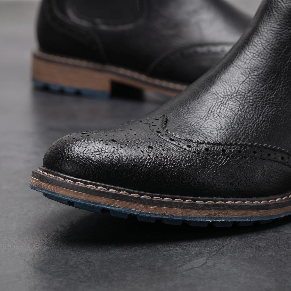 The Fairfax — Brogue Chelsea Boot