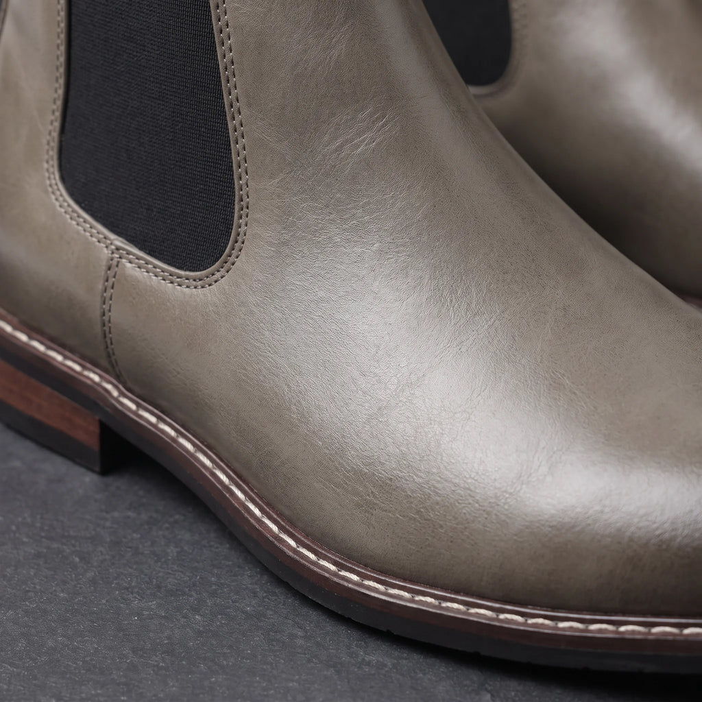 The Sterling — Chelsea Boot with Contrast Heel