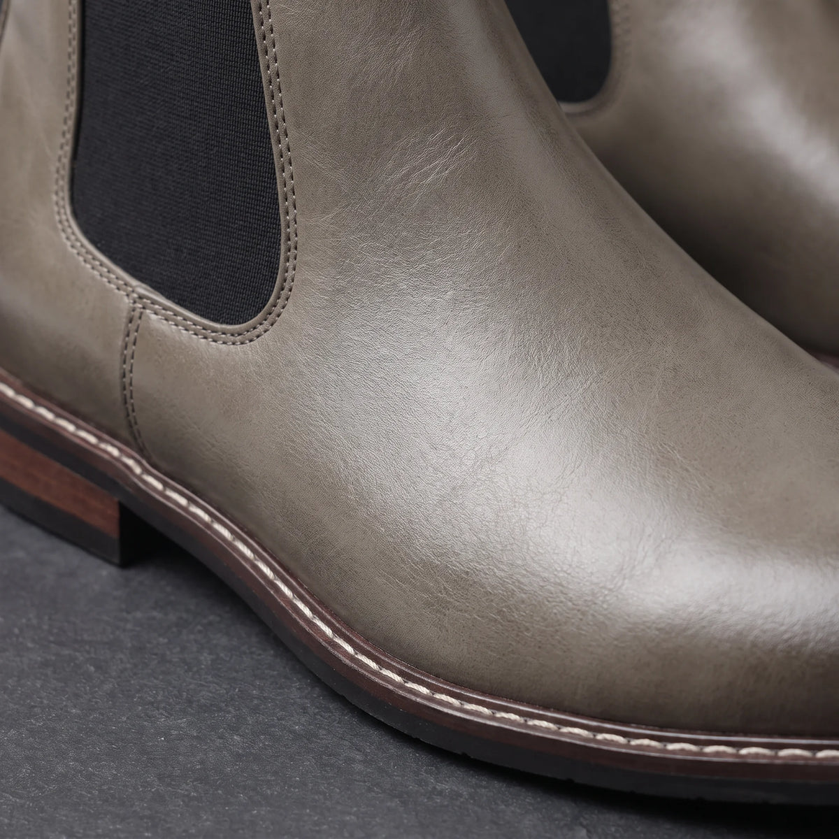 The Sterling — Chelsea Boot with Contrast Heel