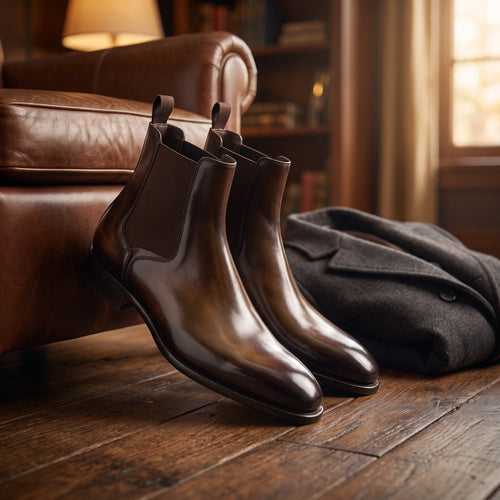 The Alderman — Burnished Leather Chelsea Boot