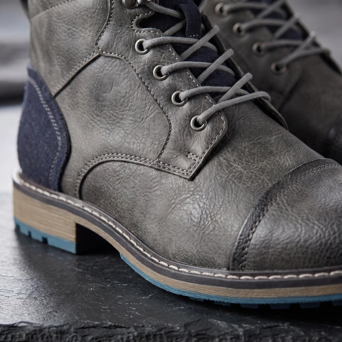 The Garrison — Lace-Up Retro Work Boot