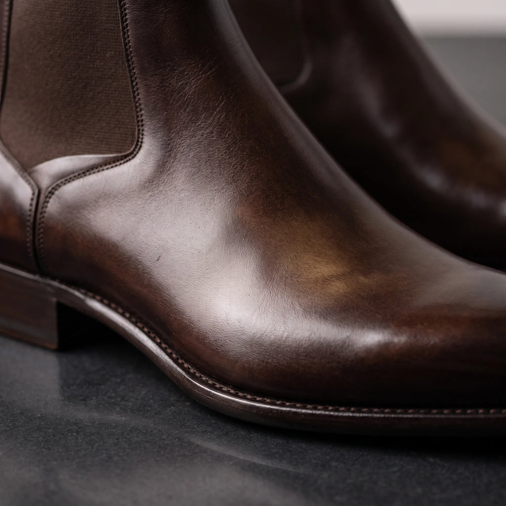 The Alderman — Burnished Leather Chelsea Boot