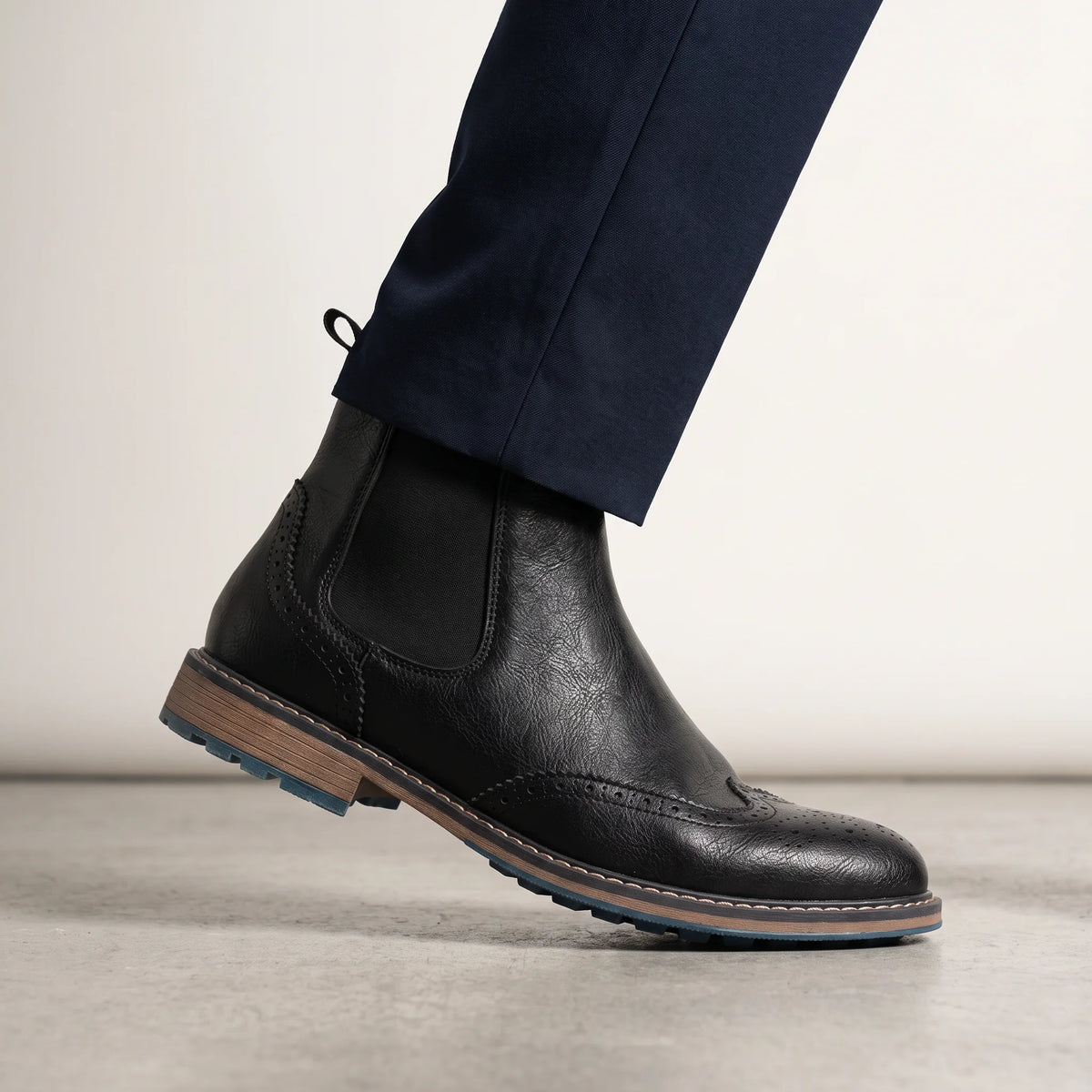 The Fairfax — Brogue Chelsea Boot