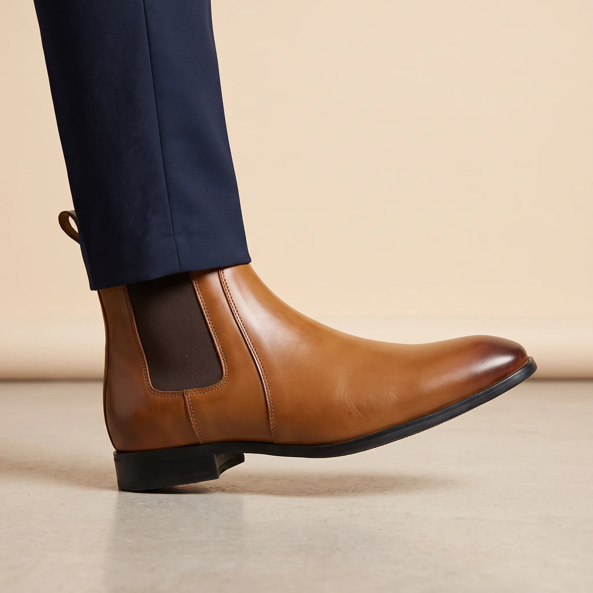 The Wexford — Cognac Chelsea Boot
