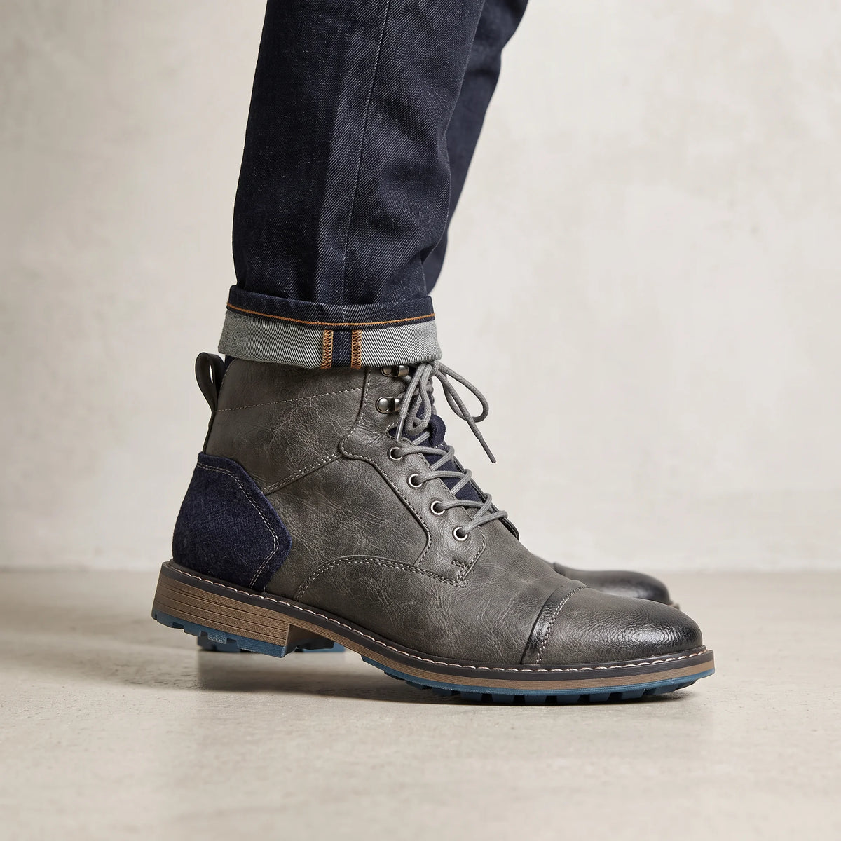 The Garrison — Lace-Up Retro Work Boot