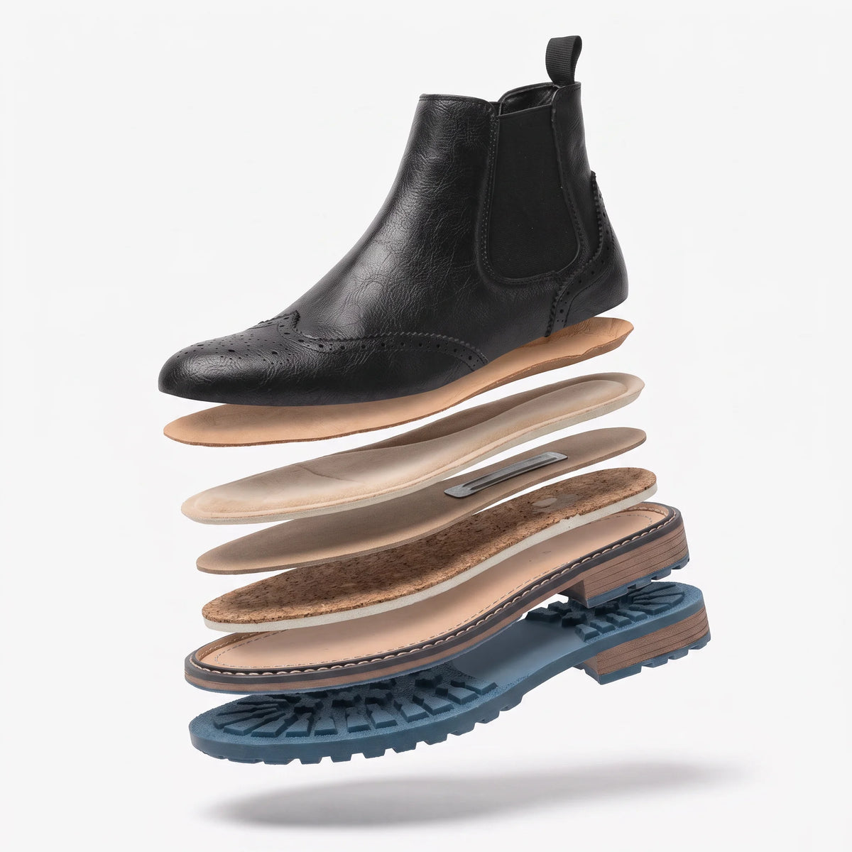 The Fairfax — Brogue Chelsea Boot
