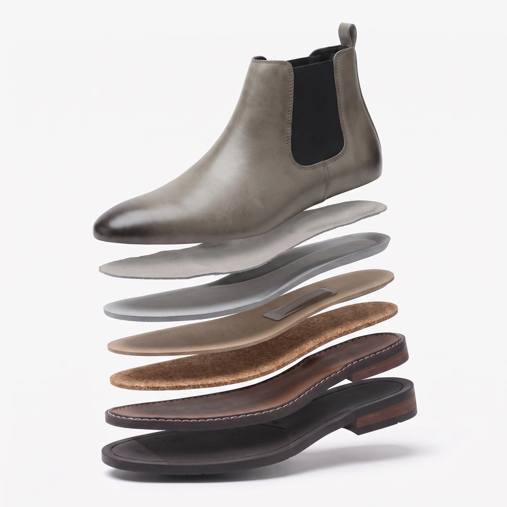 The Sterling — Chelsea Boot with Contrast Heel