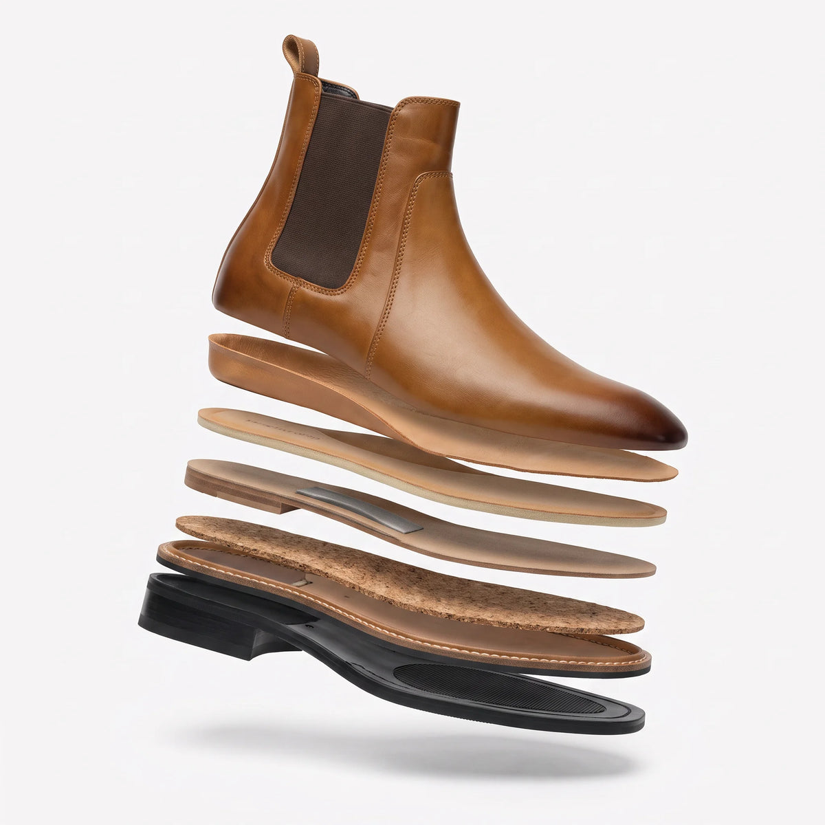 The Wexford — Cognac Chelsea Boot